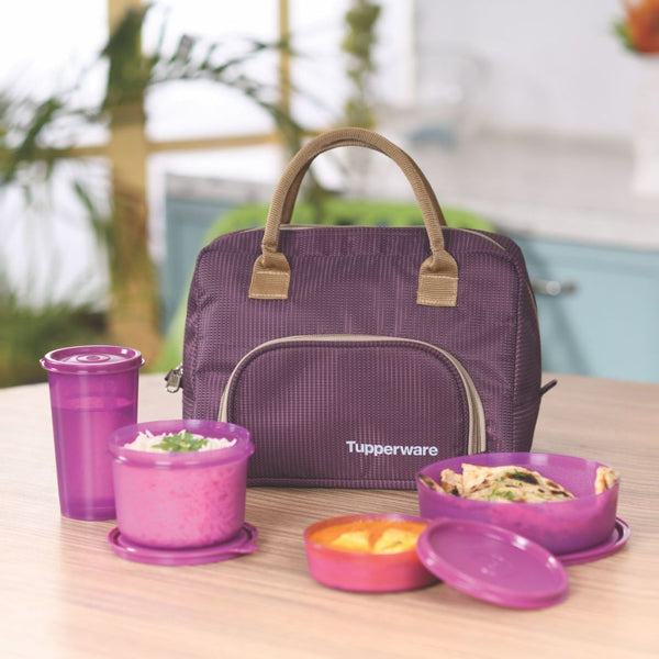 Lunch keeper set with bag tupperware on sale