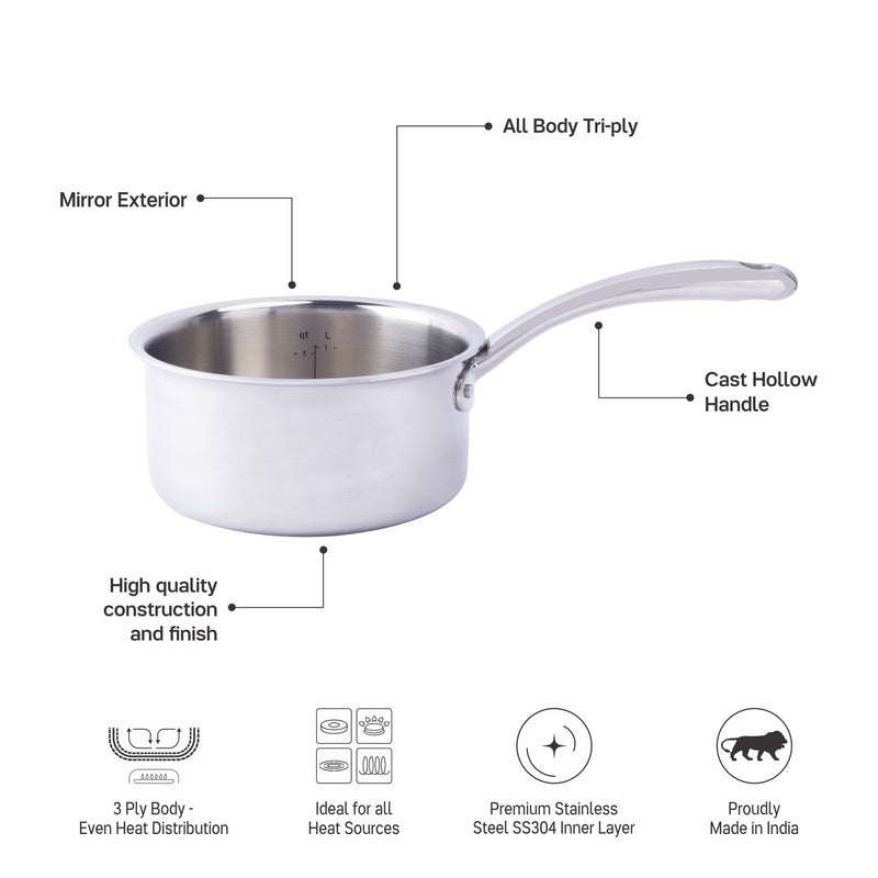 TUPPERWARE TRAYAM SAUCEPAN 1.6 LTR