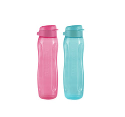 AQUASLIM Bottles 750ML (Set of 2) Pink and Blue