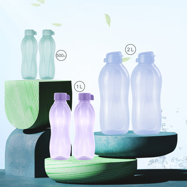 Aquasafe Family Bottle set (500ml+1L+2L) Set Of 2 each