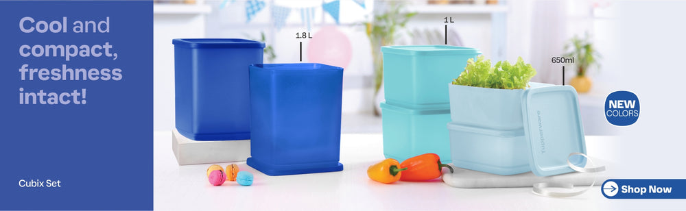 Cubix Set (650ml+1L+1.8L) 