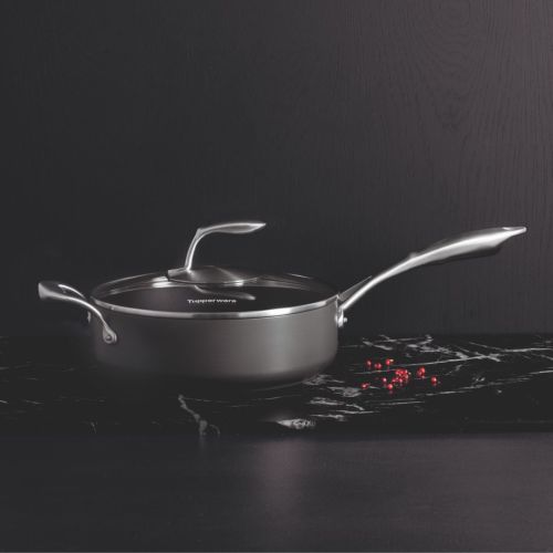 TUPPERWARE BLACK SERIES SAUTE PAN WITH LID 3LTR (1PC)