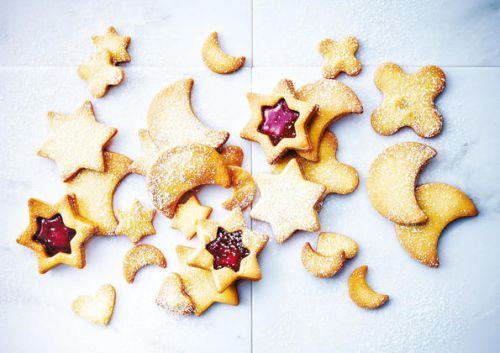 Shortcrust Cookies and Jam Stars