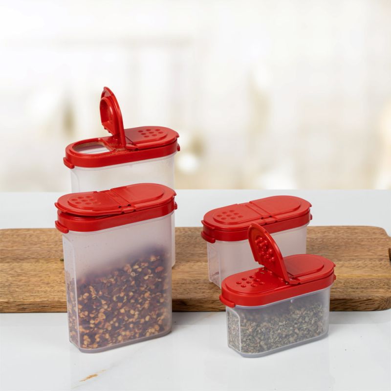 Tp-540-t128 Tupperware Modular Spice Shakers Set of 4
