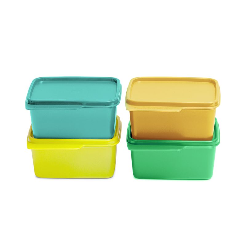 Tupperware Keep Tabs Small Set of 6-500ml each in 3 different colors-New 